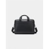kožená taška na notebook pánska čierna