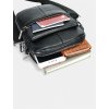 pánska kožená crossbody taška - vnútro