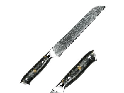 Nůž na pečivo Samurai Carbon Gold