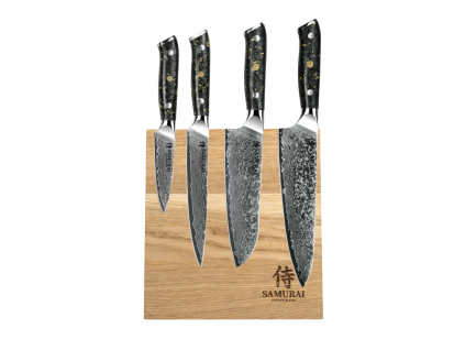 4 dilný set Samurai Carbon Gold