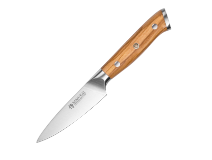 Loupací nůž z německé oceli Samurai Standard s olivovým dřevem