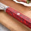 Japonský nůž Santoku Samurai Red Carbon