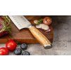 Santoku z německé oceli Samurai Standard s olivovým dřevem