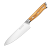 Malý víceúčelový nůž z německé oceli Samurai Standard s olivovým dřevem