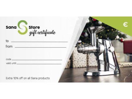 Gift certificate