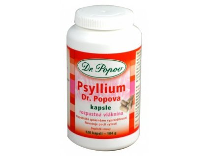 PSYLLIUM Dr. Popova kapsle, 120 ks 104 g