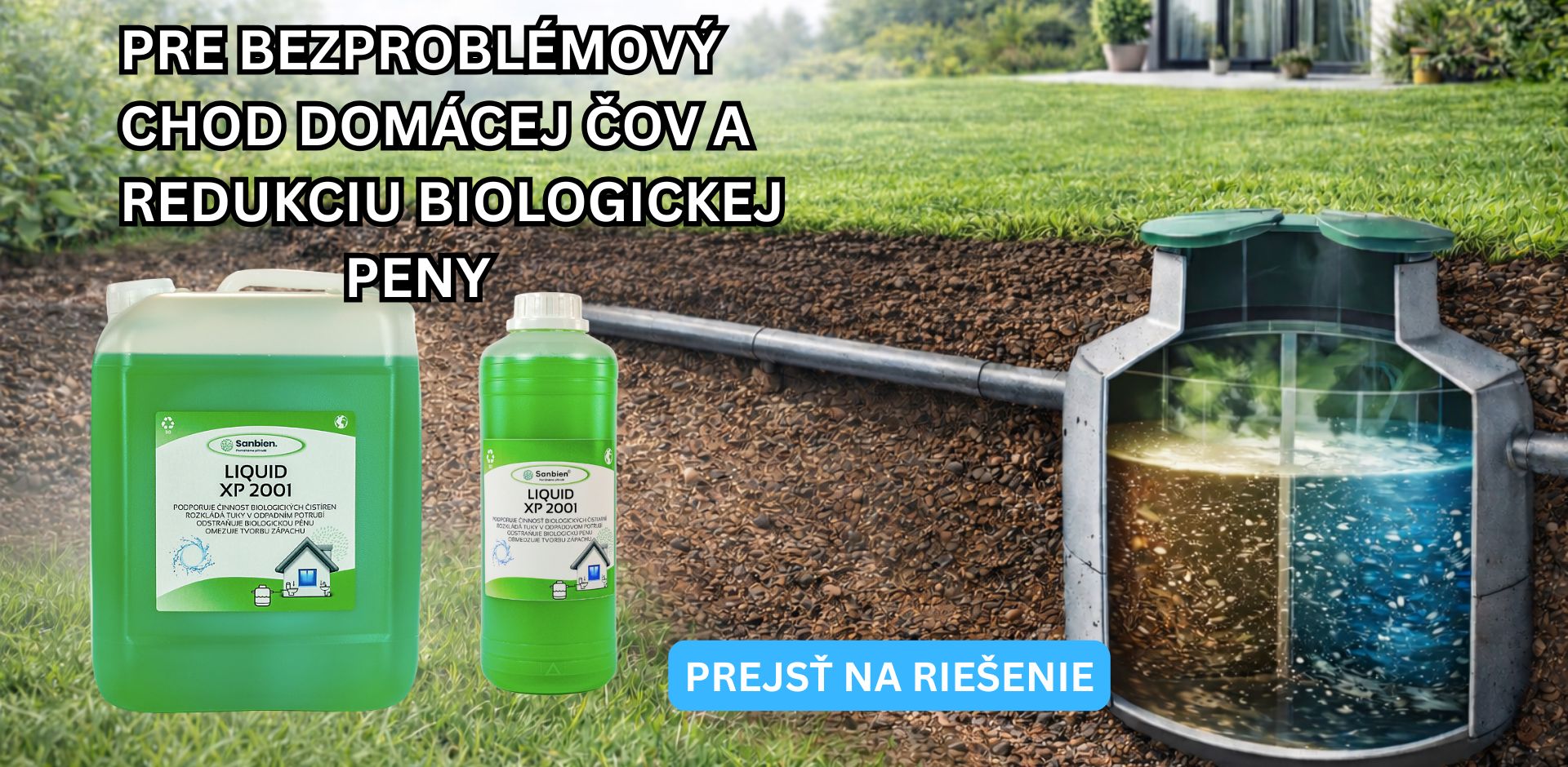 Pre bezproblémový chod domácej ČOV