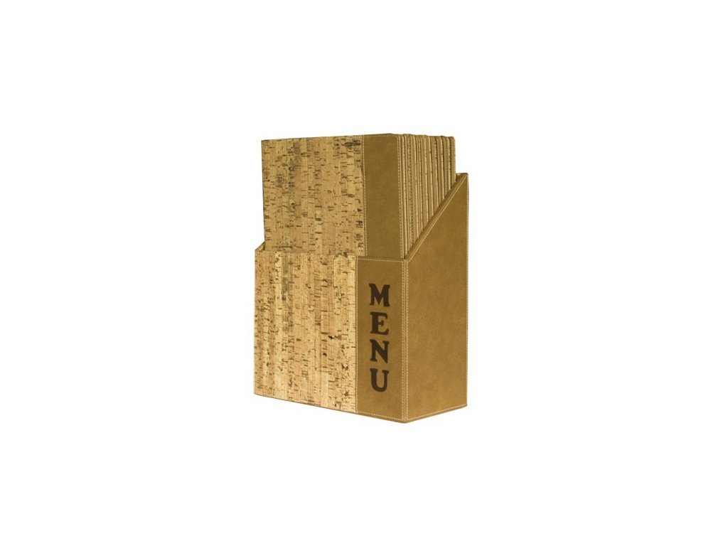PGX 2005 843 10 x lístek jídelní Desing Cork - Menu Box ZDARMA A4