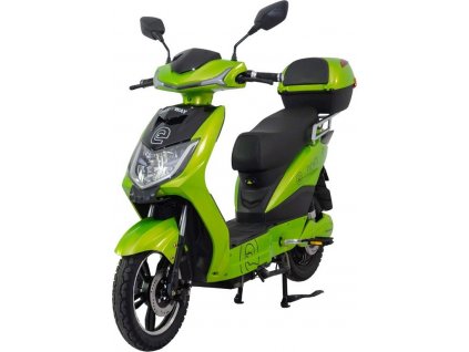 Elektrický motocykl RACCEWAY E-FICHTL sv.zelený-metalický  12Ah