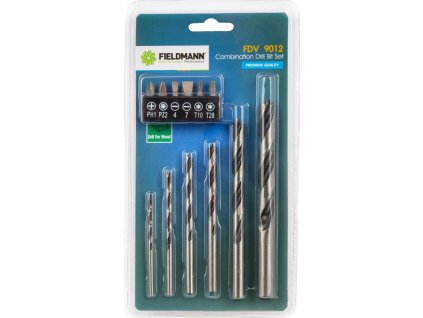 FDV 9012 Sada 12ks bity+vrtáky FIELDMANN