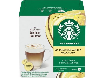 Kapsle Starbucks Madagaskar Vanilla Latte Macchiato 12 Caps