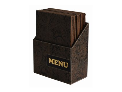 PGX 2005 844 10x lístek jídelní Design Paisley - Menu Box ZDARMA A4
