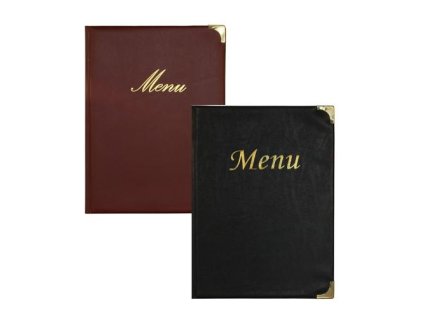 PGX 2006 320 Lístek jídelní z PVC A4 bordó