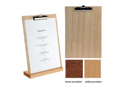PGX 164800 Desky dřevěné s klipem přírodní A4
