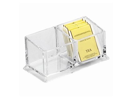 PGX 2470 165 Box na čaj 2 přihrádky dělený 16,6 x 8,2 x 7,5 cm