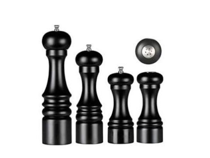 PGX 2749.21 Mlýnek na pepř a slánka - černé provedení mlýnek na pepř