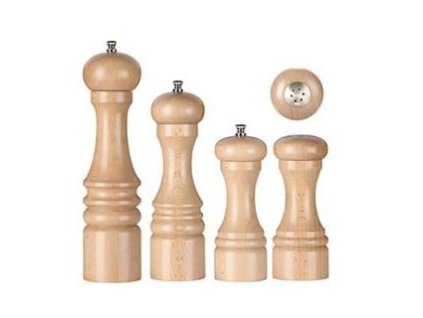 PGX 2756.16 Mlýnek na pepř a slánka - přírodní provedení mlýnek na pepř