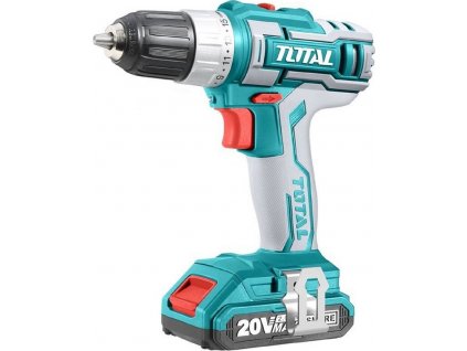 Aku vrtačka Total tools TDLI2002E, 20V Li-ion (2x), 2000mAh, 47ks příslušenství