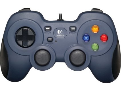 Gamepad Logitech F310 pro PC - modrý