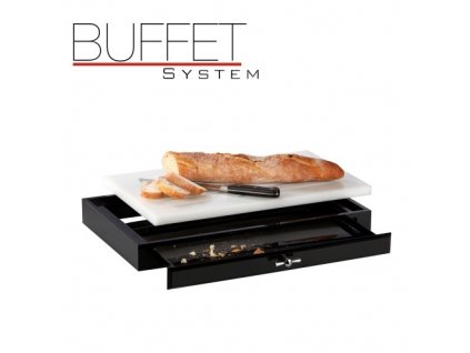 PGX 40082 Buffet system - Krájecí prkno na pečivo s šuplíkem 52,2 x 32,2 x 6,5 cm