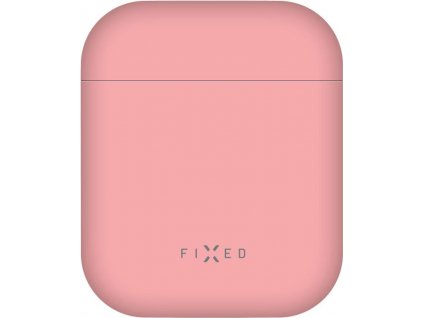 Pouzdro FIXED Silky pro Apple Airpods - růžové
