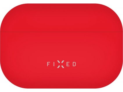 Pouzdro FIXED Silky pro Apple Airpods Pro - červené