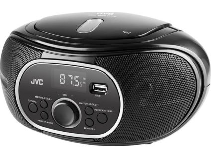 Radiopřijímač s CD JVC RD-E221B, černý