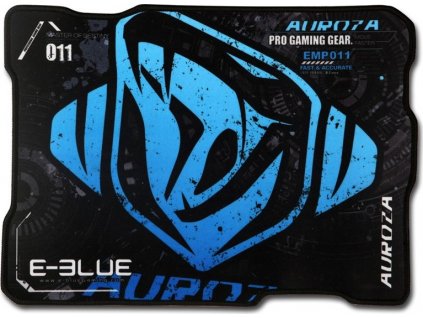 Podložka pod myš, Auroza, herní, černo-modrá, 36.5x26.5 cm, E-Blue