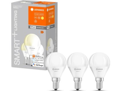 Chytrá žárovka LEDVANCE SMART+ WiFi Mini Bulb Dimmable 5W E14 3ks