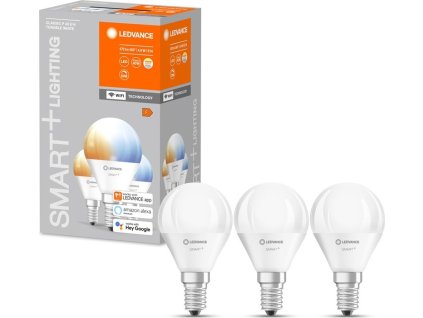 Chytrá žárovka LEDVANCE SMART+ WiFi Mini Bulb Tunable White 5W E14 3ks