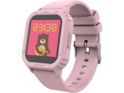 Chytré hodinky iGET FIT F10 - dětské - růžové