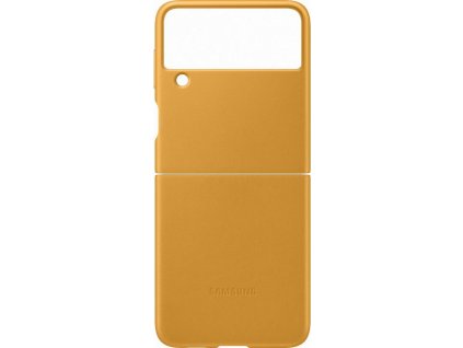 Kryt na mobil Samsung Leather Cover Galaxy Z Flip3 - hnědý