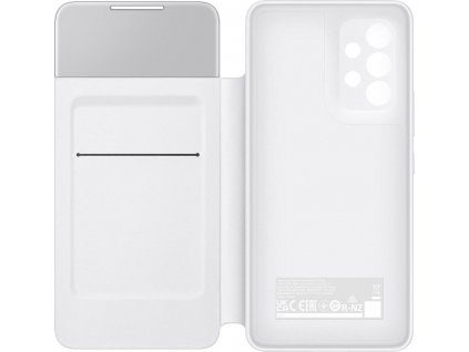 Pouzdro na mobil flipové Samsung S View Wallet Cover na Galaxy A53 5G - bílé
