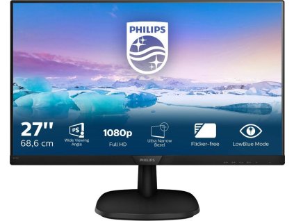 Monitor Philips 273V7QDAB 27",LED, IPS, 5ms, 10000000:1, 250cd/m2, 1920 x 1080,