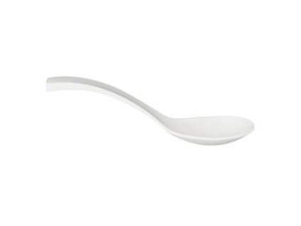 PGX 103300 Servírovací lžíce zahnutá - bílý melamin