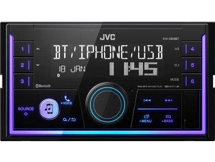 KW-X850BT 2DIN AUTORÁD. S USB/MP3/BT JVC