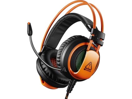 Headset Canyon Corax GH-5A - černý/oranžový