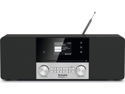 Internetové rádio s DAB+/CD TechniSat DIGITRADIO 3 IR, černá/stříbrné