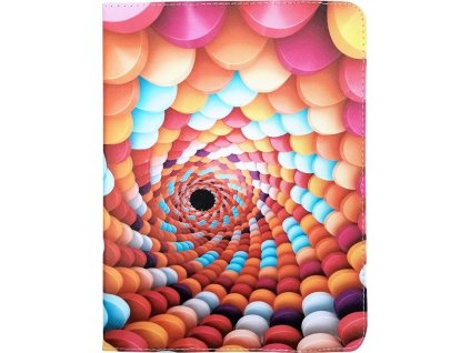 Pouzdro na tablet flipové GreenGo Candy Spiral na tablet 7-8"