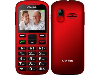 Mobilní telefon CPA Halo 19 - červený