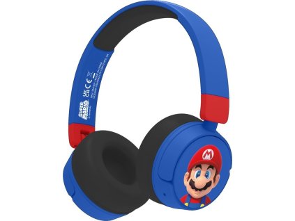 Sluchátka OTL Technologies Super Mario Wireless - modrá