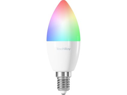 Chytrá žárovka TechToy RGB, 6W, E14, ZigBee