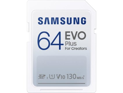 Paměťová karta Samsung SDXC EVO Plus 64GB UHS-I U1 (130R/30W)