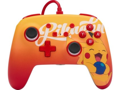 Gamepad PowerA Enhanced Wired pro Nintendo Switch -  Oran Berry Pikachu