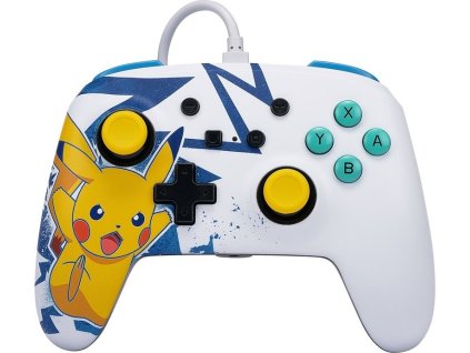 Gamepad PowerA Enhanced Wired pro Nintendo Switch - Pikachu High Voltage