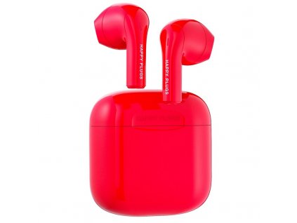 Sluchátka Happy Plugs Joy - červená