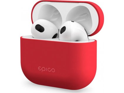 Silicone Cover Airpods 3 red EPICO