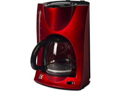 Kávovar KALORIK KA 1050 R, 900W, 1,5l, červená metalíza