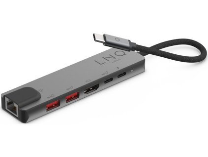 USB Hub Linq byELEMENTS 6in1 PRO USB-C Multiport Hub