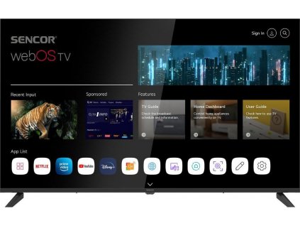 SLE 50US801TCSB UHD SMART TV SENCOR